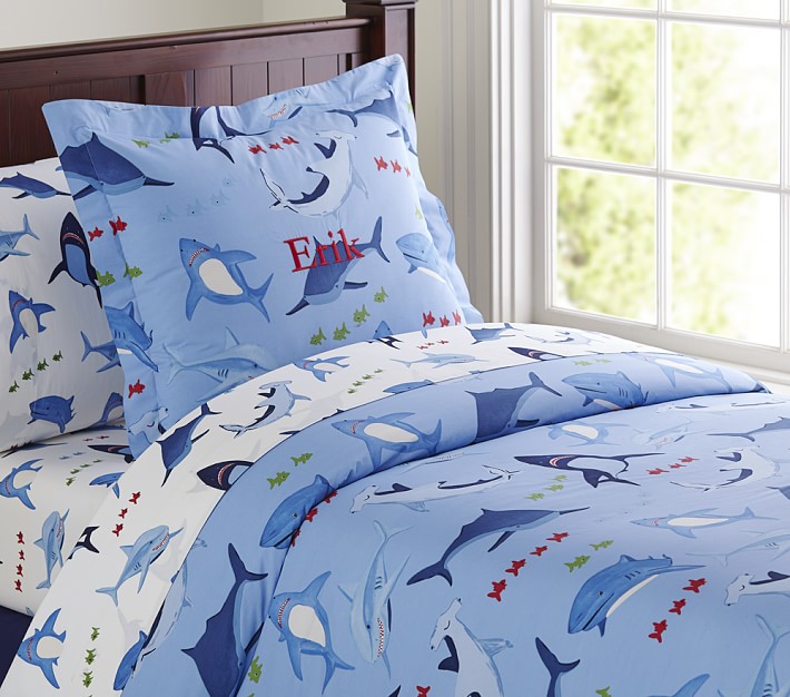 Shark Bite Duvet Cover &amp; Shams