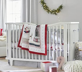 Christmas baby bedding best sale