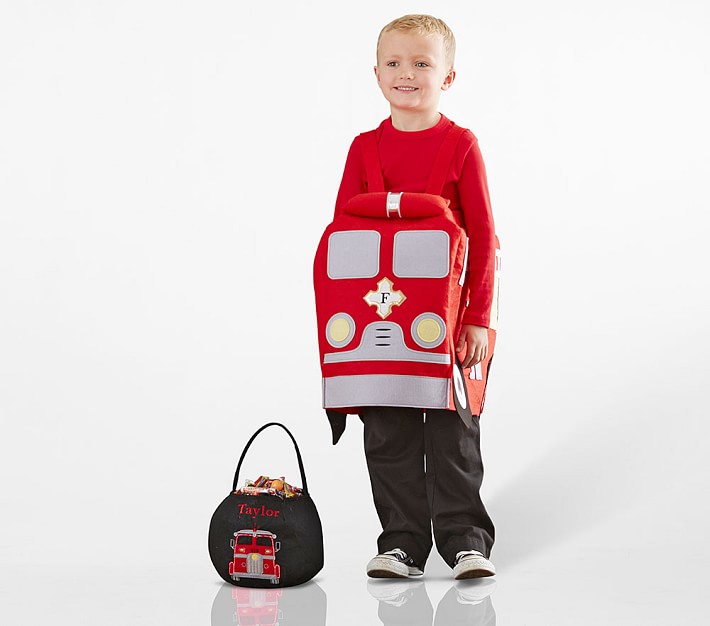 Kids 3D Firetruck Halloween Costume