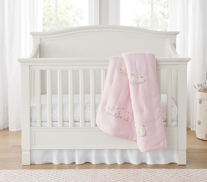 Pottery barn crib sheets girl on sale