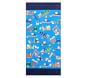 Allover Construction Kid Beach Towel