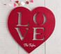 Personalized &quot;LOVE&quot; Cut Out Plaque