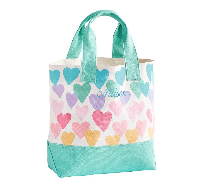 Rainbow Hearts Tote