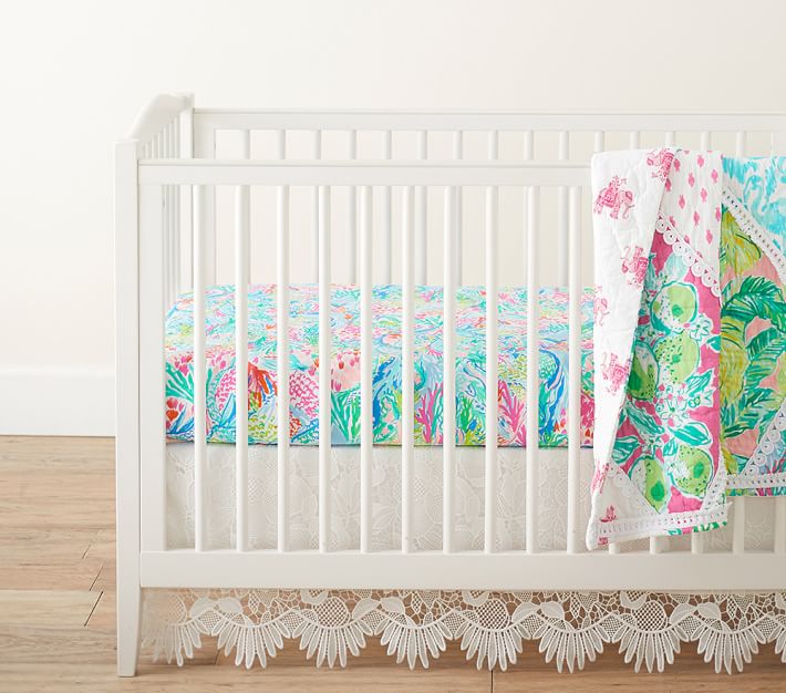 Mermaid fitted crib sheet hotsell