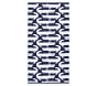 Navy Jungle Alligator Bath Towels