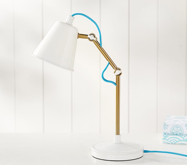 White Task Lamp | Kids Lamp | Pottery Barn Kids
