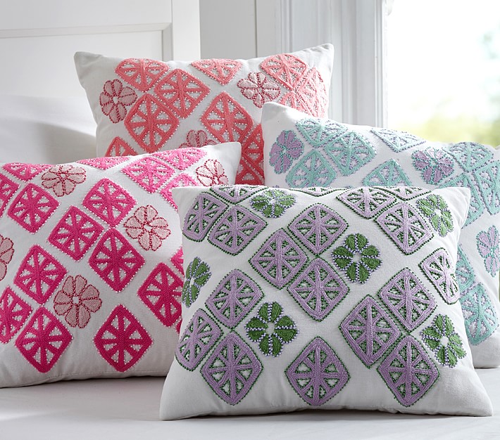 Diamond Petal Pillows