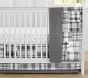 Madras Baby Bedding, Gray