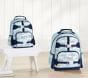 Mackenzie Light Blue Reflective Rainbow Backpacks