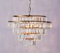 Rectangular Crystal Drop Chandelier