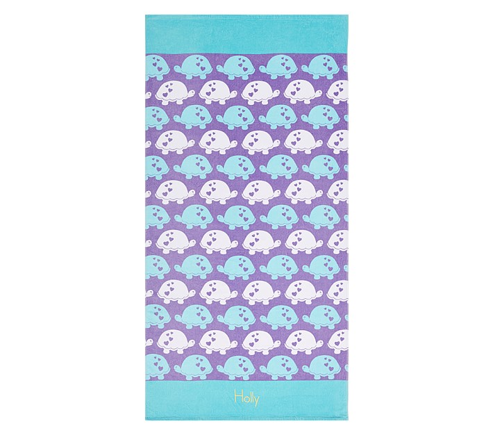 Allover Turtle Kid Beach Towel