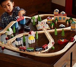 Town and Country Wooden Train Set