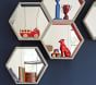 Hexagon Mirror Shelf