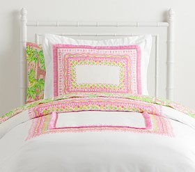 Lilly Pulitzer Orcid shops Border Duvet and Sham (Retail $269)