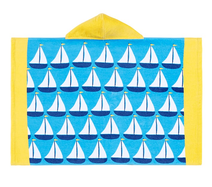 Repeat Boat Baby Beach Hooded Towel