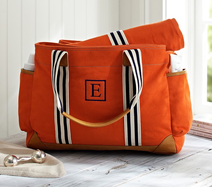 Tangerine Classic Mom Diaper Bag