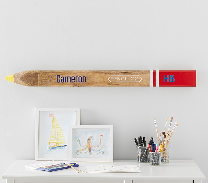 Jumbo Pencil Wall Decor