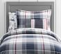 Organic Plaid Duvet Cover &amp; Shams