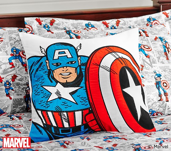 Captain America Decorative Nursery Throw | Pottery Barn Kids