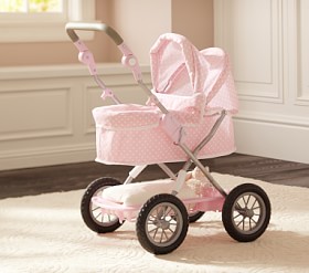 Polka Dot Doll Pram Pottery Barn Kids