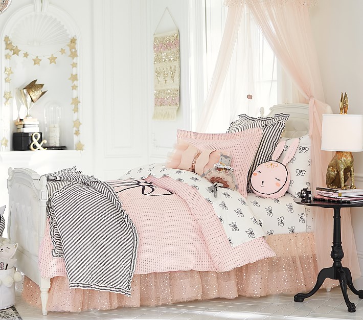 The Emily &#38; Meritt Ruffle Stripe Quilt & Shams