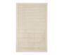 Chenille Jute Stripe Border Rug