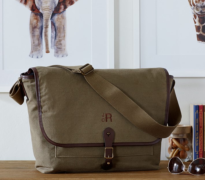 Olive Parker Messenger Bag