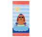 Dog Kid Beach Towel