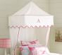 Girls' White Scallop Canopy