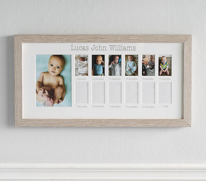 Vintage Wood First Year Frame