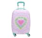 Mackenzie Pink Heart Tie Dye Hard-Sided Luggage