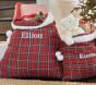 Plaid Santa Bag