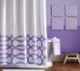 Ribbon Ruffled Shower Curtain