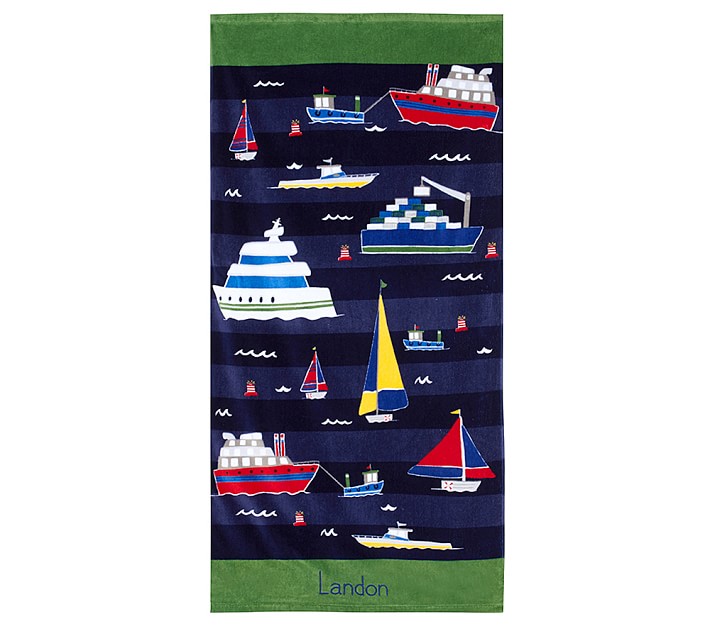 Classic Icon Boat Kid Beach Towel