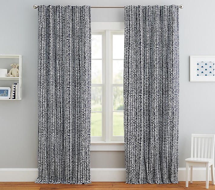 Broken Arrows Cotton Blackout Curtain