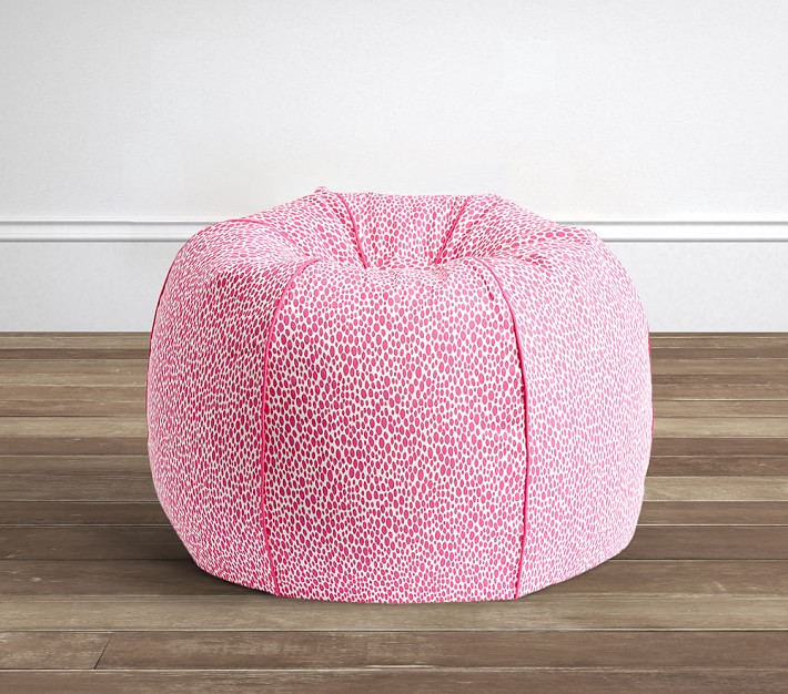 Bright Pink Dalmation Dot Anywhere Beanbag&#8482; Slipcover Only