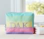 Fairfax Rainbow Multicolor Stripe Toiletry Bag