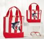 Red Stripe Shark Tote