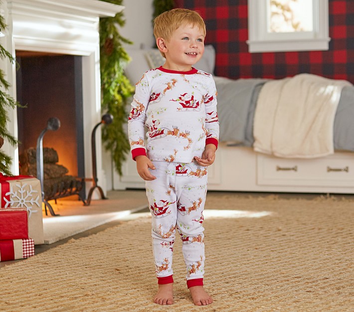 Santa's Sleigh Pajama Set