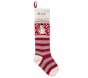 Snowman Natural Fair Isle Stocking