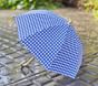 Hatley Navy/Orange Gingham Umbrella