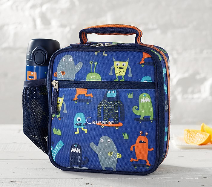 Mackenzie Navy Monster Lunch Box