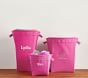 Bright Pink Canvas Storage