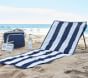 Navy Stripe Beach Lounger