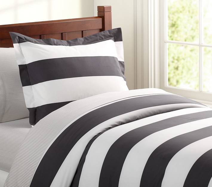 Rugby Stripe Duvet Cover