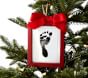 Baby's First Christmas Footprint Frame Ornament