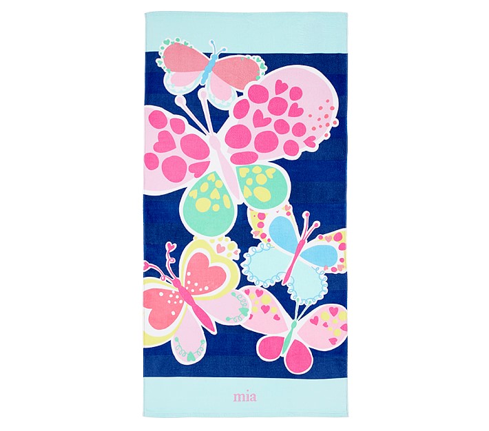 Butterfly Kid Beach Towel 2017