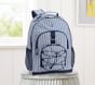 Navy Mini Stripe Backpack