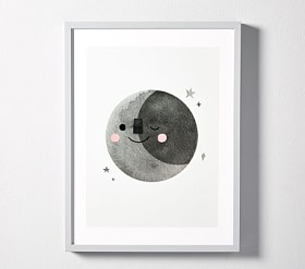 A Happy Moon Wall Art | Pottery Barn Kids