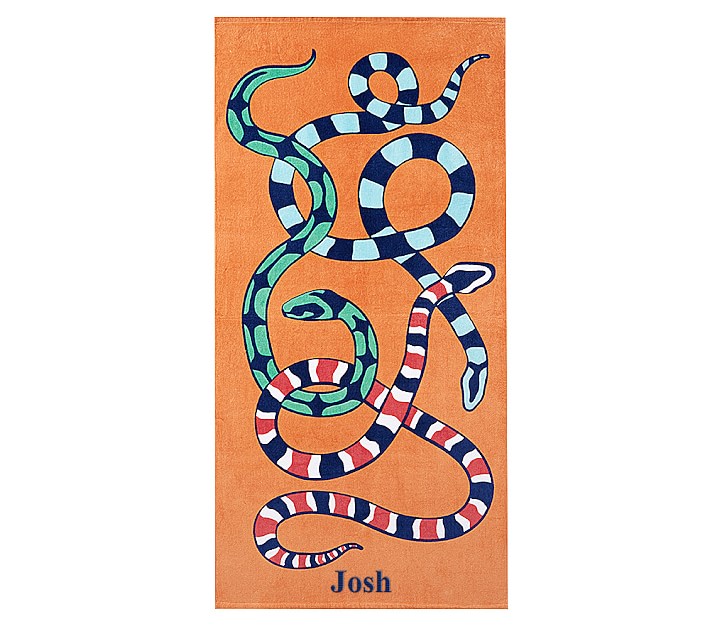 Snake Kid Beach Towel